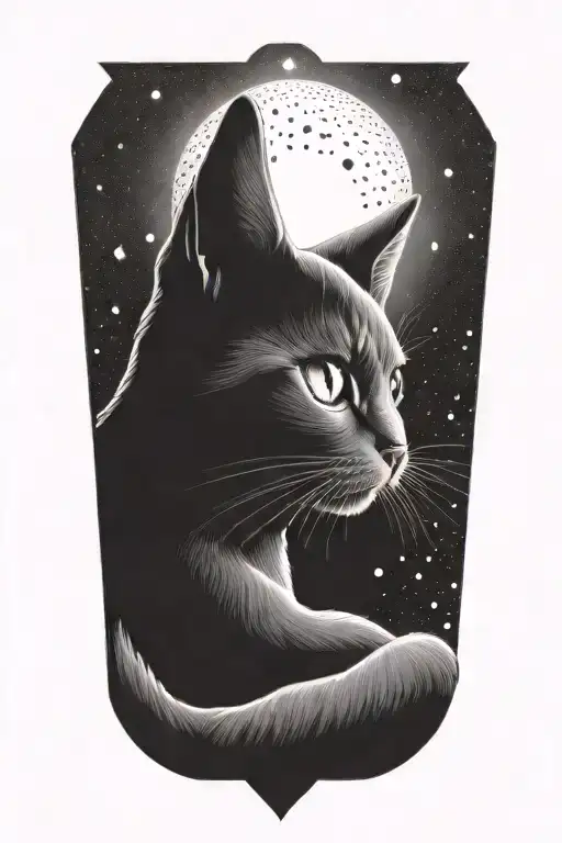 A Cat Abducted By Ufo Beaming