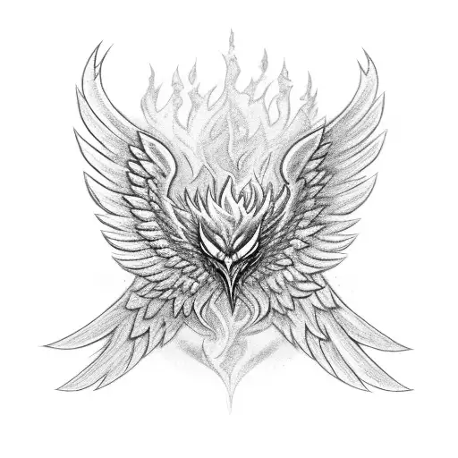 The Name Mario With The Phoenix Fire Texture And Wings With A Fire Crown On The Letter M