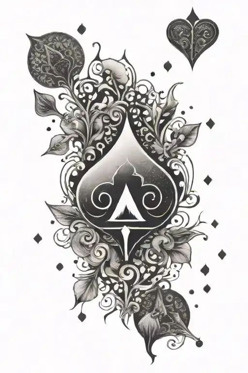 Many Spades Around A Circle