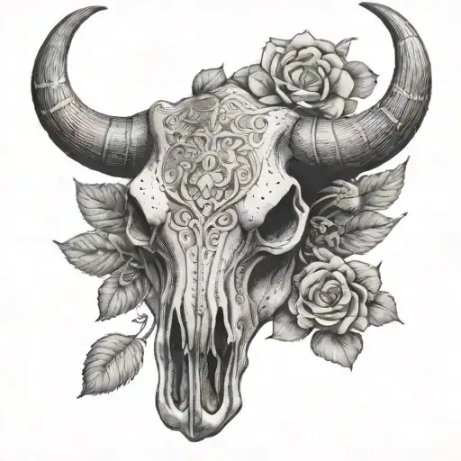 A Strong Bull Skull