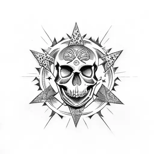 Star With Skull