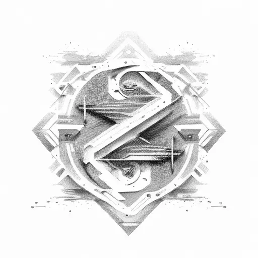 Paint Letters S I L N Combined In The Same Space