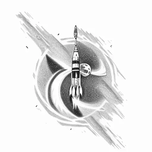 Saturn V Rocket Hubble Telescope 6Equj5 Black Hole Stars Planets