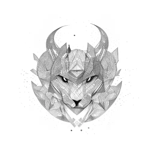 Abstract Monochrome Lines And Curves