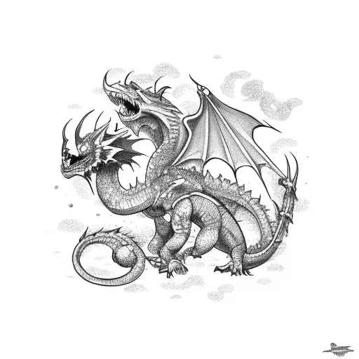 A Tattoo Inspired By Gaming And Dragons