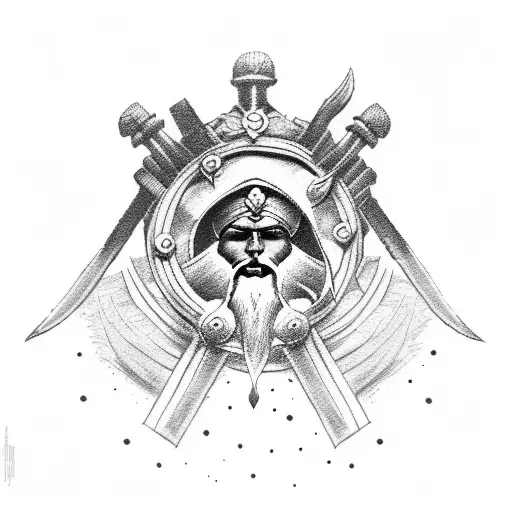 Warrior Saint Sikh Silhouette