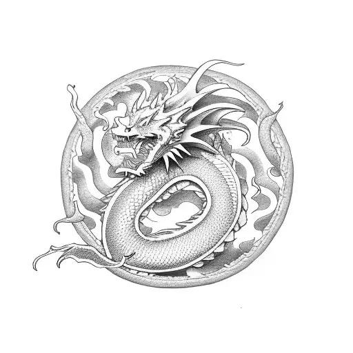 Japan Traditional Dragon