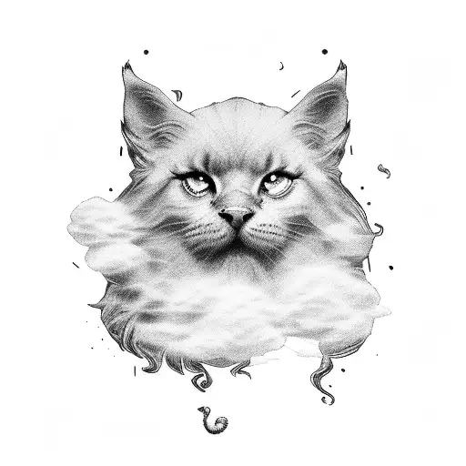 Chess King With Cloud On Bottom