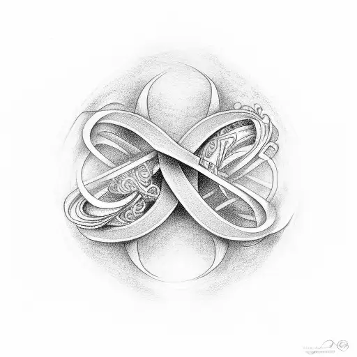 Infinity Symbol With The Name Yaneli And Erika On It