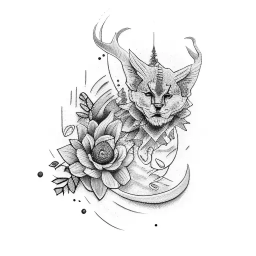 Men Tattoo About Nature