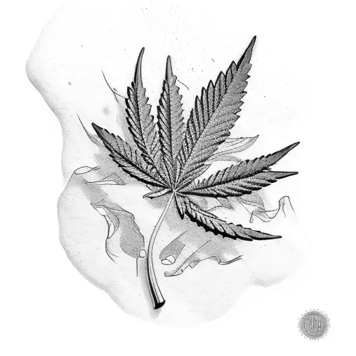 Marijuana Leaf Money