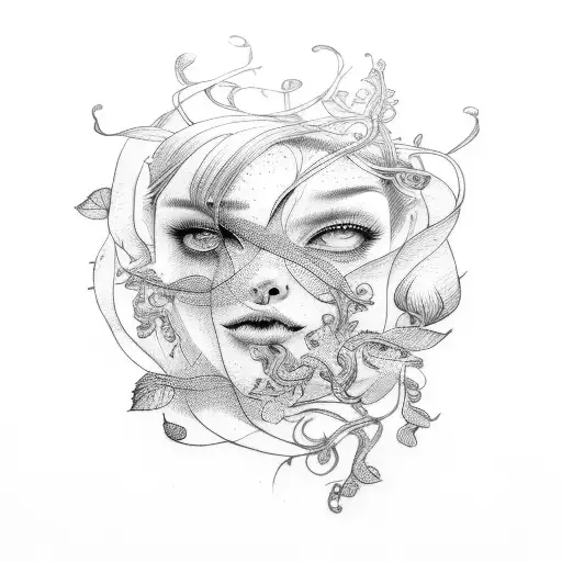 The Word Dream With Vines