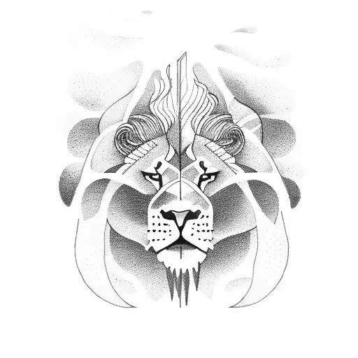 Lighthouse Lion And Woods