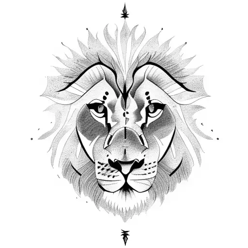 Lighthouse Lion And Woods