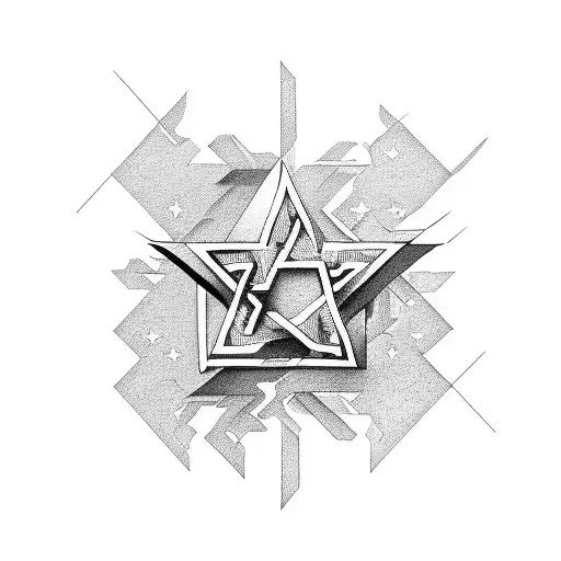 Israel Borders With David Star