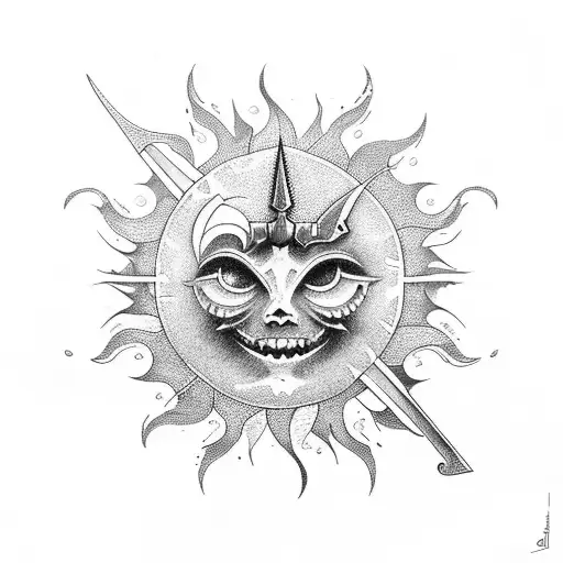 Sun With Sword