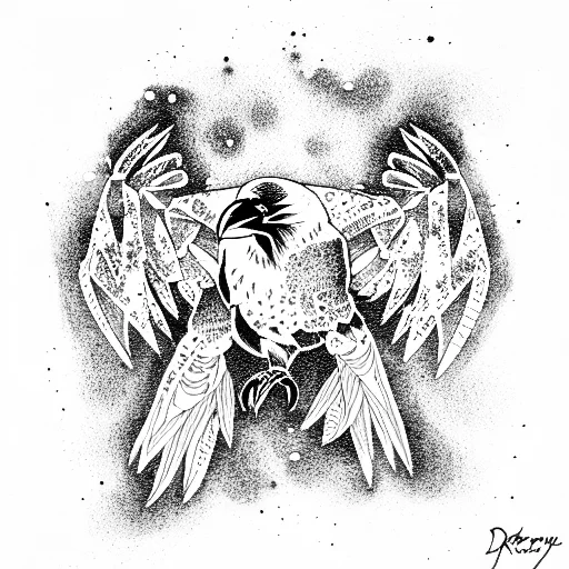 Raven Playing Hockey