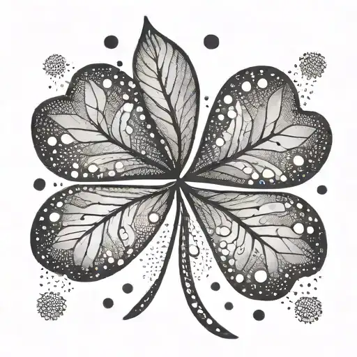 Simple Abstract Leaf Clover