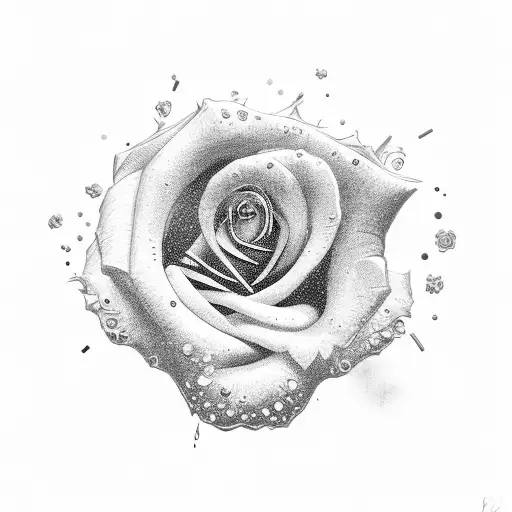 Gun With Rose Shooting Out Of It