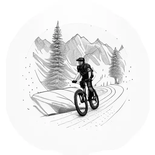 A Police Officer Riding A Mountain Bike On A Scenic Outdoor Trail