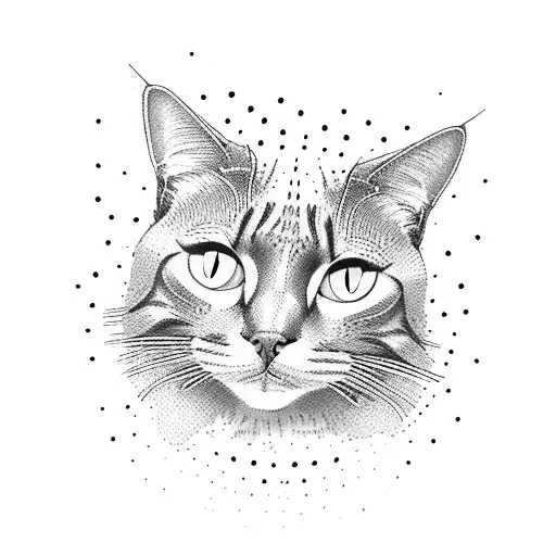 Cat Standing With Ski Mask