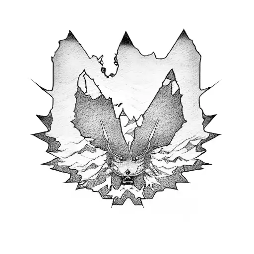 A Map Of Canada And Japan Merging Together With Anime Characters Representing Each Country