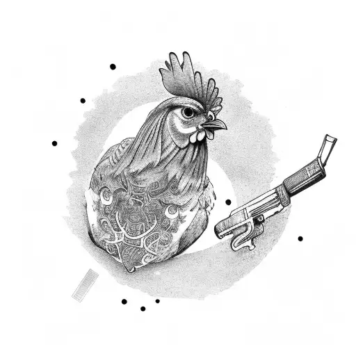 Chicken With Gun