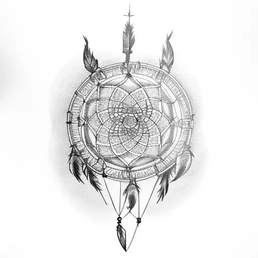 Sandglass And Dreamcatcher