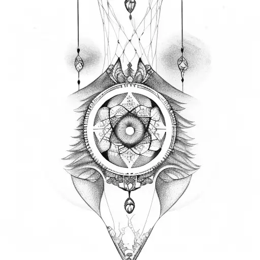 Hourglass And Dreamcatcher