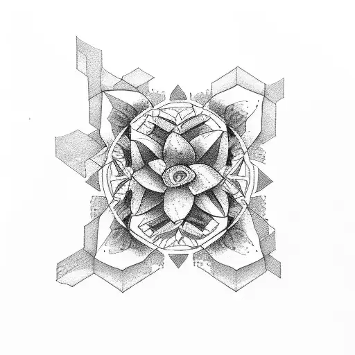 Mountain Triangle Cross Lys Flower