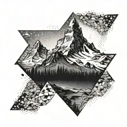 Matterhorn Triangle Border