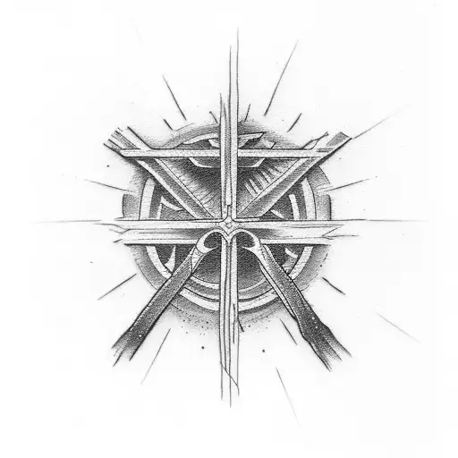 Bible Verse With Cross And Praying Hands