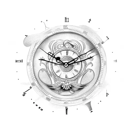 Clock Within Libra Sign