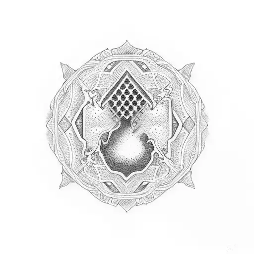 Hearth With Mexican Design