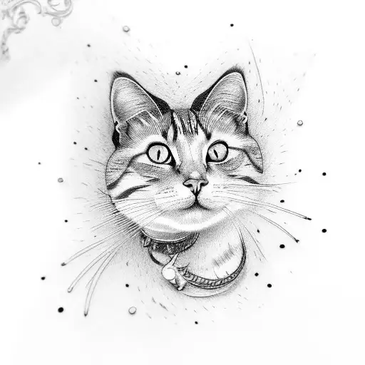 Cat Siames Light Blue Eyes