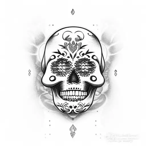 Sugar Candy Skull Sisney