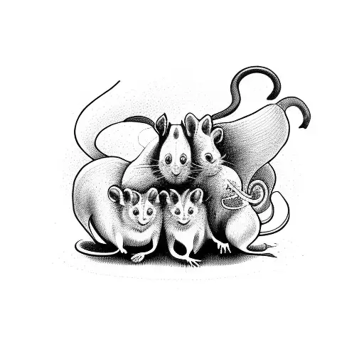 A Group Of Rats Gossiping About Business Strategies