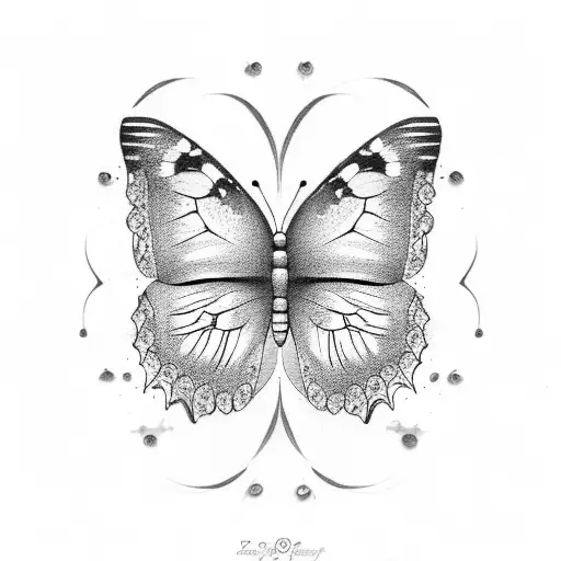 Butterfly With Meaningful Words