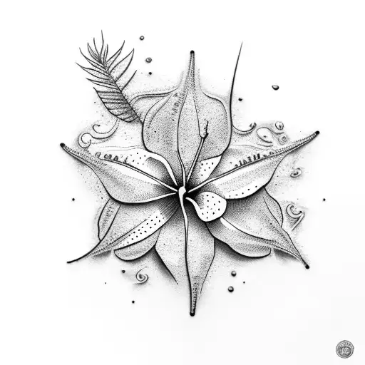 Tropical Beach Flowers