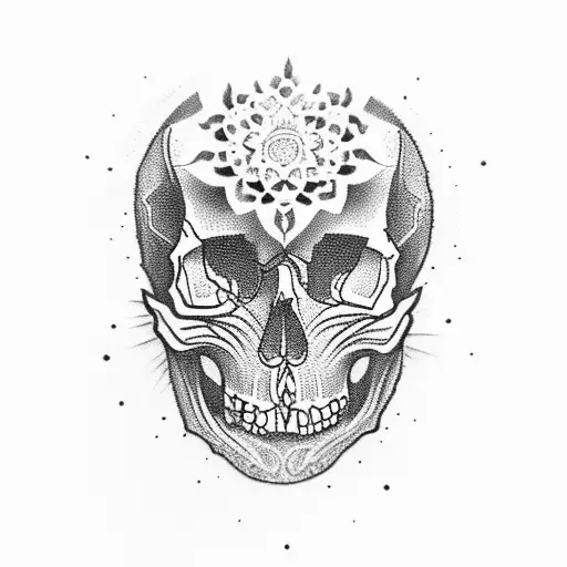 Skull With Mandala