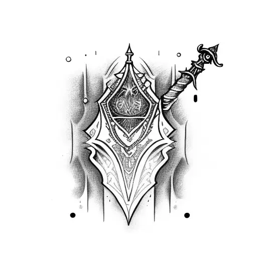 Fantasy Sword Towers Magician Arm