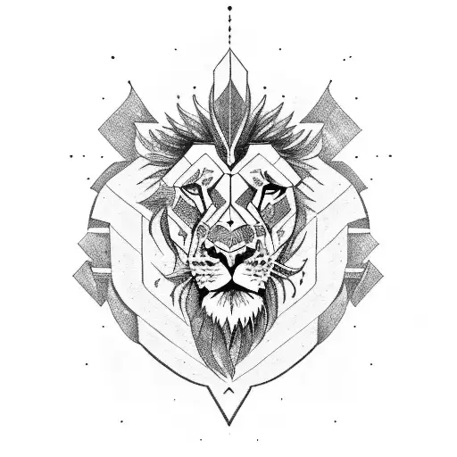 Armor With A Lion Design