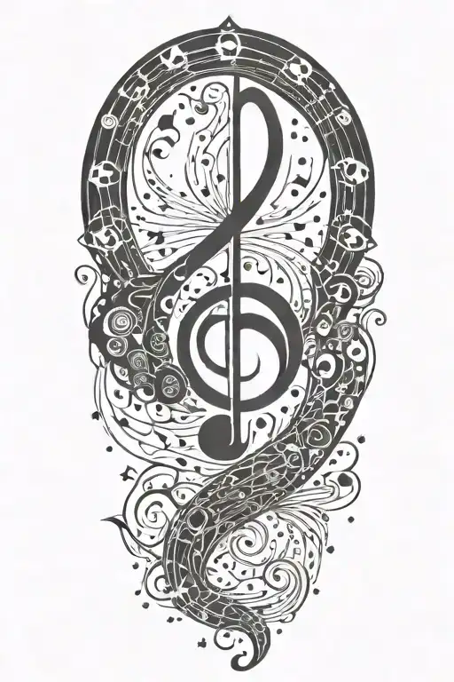 Music Love And Peace Inspired Design