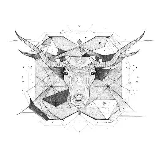 Constellation Of Taurus And Capricorn