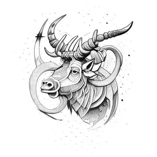 Taurus And Capricorn Stars Contellation