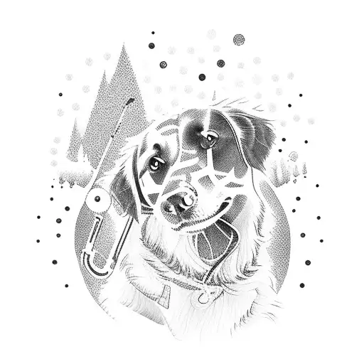 A Golden Retriever Listening To Jazz Music