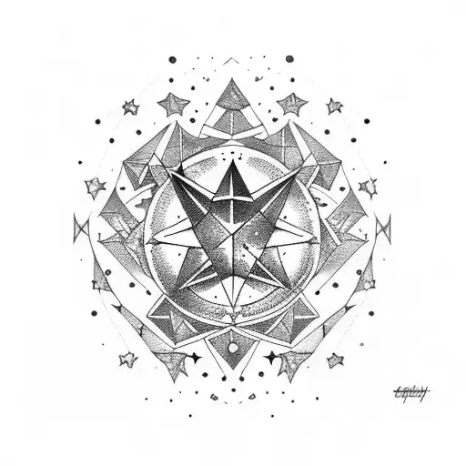 Libra Zodiac Sign With Stars