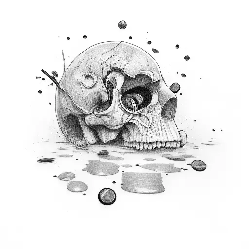 Broken Heart That Is Leaking Blood