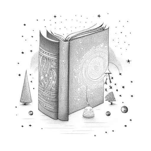 Lost In A Book Beneath A Starlit Sky