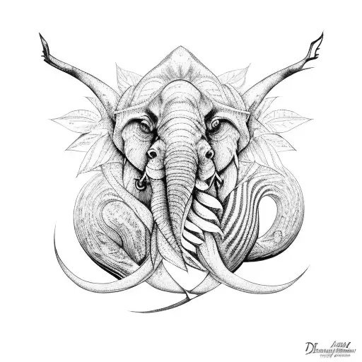 A Lush African Jungle Scene